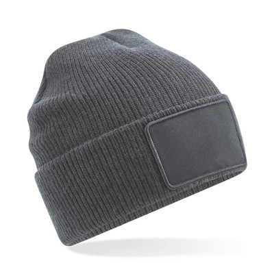 Thinsulate™ beanie with removable patch